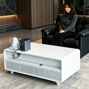 Primst <b>Fridge</b> Coffee Table 135l Tb135 Multifunction Living Room with Cooling Storage Tb135 1. 135l Large Capacity Dual Drawer - Product Image 2
