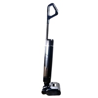 Nettoyeur de sols et tapis vertical 6 batteries, aspirateur et serpillière pour voitures, garages et sols en carrelage (humide et sec)