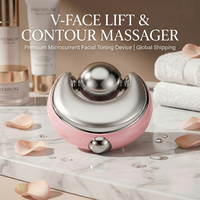 Globes de refroidissement pour le visage en acier inoxydable, masseur pour le visage et les yeux, avec liquide cryogénique à l'intérieur, masseurs