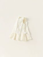 Robe d'été sans manches pour filles, jupe à fleurs 3D, robe d'anniversaire pour enfants, vêtements tendance pour enfants