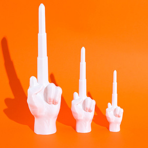 Couteau-lame rétractable en forme de doigt (moyen) ou de radis, imprimé en 3D, modèle de main jouet, mini, non affûté, produit direct usine, viral TikTok, très demandé - Product Image 2