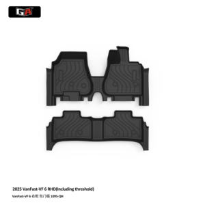 Tapis de sol de voiture 3D TPE ECO <span class=keywords><strong>GA</strong></span> pour le nouveau VinFast VF6 RHD 2025 – Tapis de sol de voiture faciles à nettoyer, sur mesure, accessoires automobiles - Product Image 1