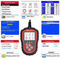 Escáner OBD2 para leer y borrar códigos genéricos y de fabricante, herramientas de diagnóstico EOBD OBD2, escáner de lanzamiento de coche, herramienta de diagnóstico automático
