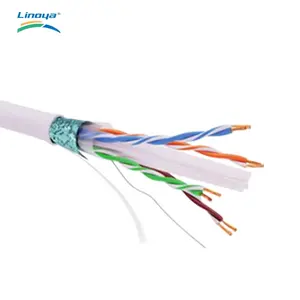 Linoya 23AWG UTP FTP Lan电缆Cat5e Cat6 Cat6a Cat7网络电缆1000ft带CE ROHS CPR