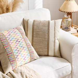 Cuscino per Divano a Righe in Stile Americano di Lusso, Lavabile, Decorativo per Soggiorno, Cuscino per Sedile Auto, <span class=keywords><strong>Cuscini</strong></span> da Esterno - Product Image 4