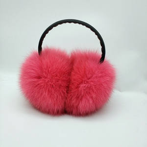 Mwfur unisex फर इयरमफ हेडफ़ोन कान गर्म फैशन फोक्स फर फर इयरमफ फैशन पुरुषों और महिला कान कवर - Product Image 4