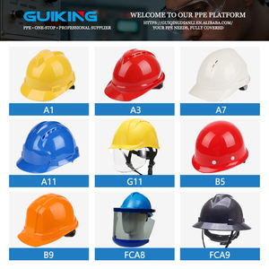 <span class=keywords><strong>Casque</strong></span> de sécurité industriel certifié CE en ABS, résistant aux chocs et aux perforations, avec visière transparente - Product Image 5