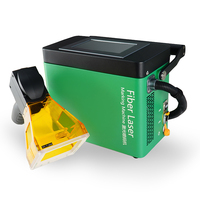 Machine de marquage laser portable pour pneus en fibre métallique pour la date d'expiration, le code QR, le numéro de lot, la gravure