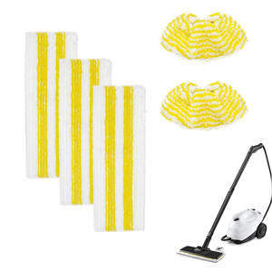 Compatible con las paños de limpieza para fregadoras a vapor <span class=keywords><strong>Karcher</strong></span> SC2 SC3 SC4 SC5, toallitas de limpieza, almohadillas SC, cabezales adhesivos - Product Image 1