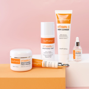 Ensemble coréen de soins de la peau à la vitamine C, raffermissant, hydratant, blanchissant, élimination des taches foncées, crème pour le visage, pour les peaux foncées - Product Image 3