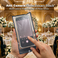 Sac de téléphone portable anti-caméra personnalisé, interdiction de photographie, pochette pour smartphone, verrouillage magnétique, téléphone portable pour événement de mariage