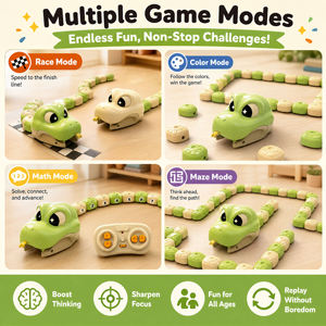 Huiye RC Serpiente Magnética Comedora Interactiva, Juguete Clásico Retro de Control Remoto, Come, Crecer, Repetir, Serpiente Hambrienta - Product Image 5
