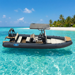 Bote Rígido de Aluminio RIB 700 con <span class=keywords><strong>Casco</strong></span> de PVC de 1.2 mm, Capacidad para 12 Personas, Botes Estables y Duraderos para Pesca y Recreación - Product Image 6