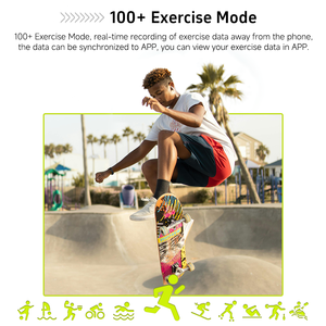 <span class=keywords><strong>Montre</strong></span> intelligente à la mode pour adolescents, écran tactile complet avec cadrans personnalisés et <span class=keywords><strong>montre</strong></span> de surveillance de la santé 2024 - Product Image 3