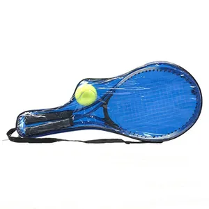 Raqueta de tenis con mango deportivo para niños, juego de deportes al aire libre, interior, 53cm, Pu, bádminton