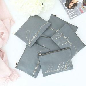 Bolsa de maquillaje bonita personalizada bolsa de maquillaje Rosa bolsa de maquillaje cosmético - Product Image 6