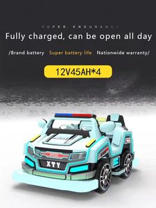 Manèges pour enfants, voiture électrique à quatre roues motrices, grande roue, supercar, pare-chocs - Product Image 5