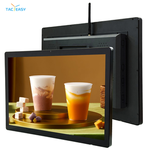 32 inch treo tường kỹ thuật số hiển thị Android 11 signage 2 + 16 gam tương tác màn hình cảm ứng kiosk quảng cáo trong nhà Totem - Product Image 1