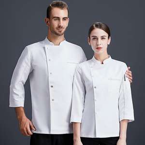Kitchen Men Women Unisex High-End Kitchen Patterned Chef <b>Uniform</b> for <b>Hotels</b> & Restaurants - Product Image 2
