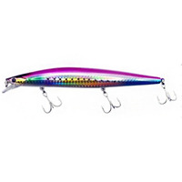 Leurre Minnow à coulée lente 140MM 23G, appât artificiel dur avec hameçons triples, pour eau salée et eau douce, pour poissons prédateurs, matériel de pêche OEM en gros