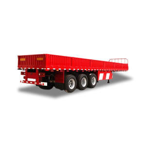 Haute capacité 3 essieux conteneur paroi latérale semi-<span class=keywords><strong>remorque</strong></span> clôture cargaison semi-<span class=keywords><strong>remorque</strong></span> - Product Image 3