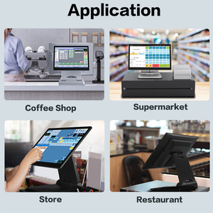 15.6 + 10.1 inch cảm ứng đôi Màn hình máy Windows Android Pos Nhà Hàng Android tất cả trong một POS - Product Image 6