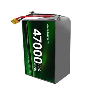 แบตเตอรี่ลิเธียมไอออนแบบโซลิดสเตท ชาร์จได้ 47000mAh 6S 12S 18S 24S สำหรับโดรนส่งของ กระแสไฟสูง 10163233-66000mah 47000 - Product Image 1