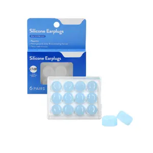 <span class=keywords><strong>El</strong></span> mejor tapón de oído impermeable <span class=keywords><strong>para</strong></span> nadar Protección auditiva de silicona amigable con la piel a la moda - Product Image 1