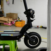 E10 11 inç 60V 6000W Çift Motorlu Katlanabilir Elektrikli Scooter 90KM/S Yüksek Hızlı Arazi Tipi E-Bisiklet