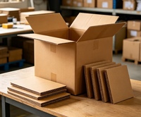 Boîte en carton ondulé recyclé OEM ODM, 3/5 plis, robuste, pour déménagement et emballage, taille et impression personnalisées
