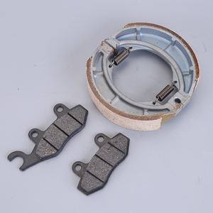 Juego <span class=keywords><strong>de</strong></span> Pastillas y Zapatas <span class=keywords><strong>de</strong></span> Freno <span class=keywords><strong>de</strong></span> Disco Semimetálicas Delanteras y Traseras para Motocicleta Workman 250 <span class=keywords><strong>Vento</strong></span> 1 Disco + 2 Tambores - Product Image 1