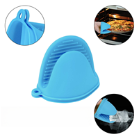 KZR – Nouveaux gants de cuisine et dessous de plat en silicone imprimé, modernes, pour la cuisine, le barbecue et les restaurants