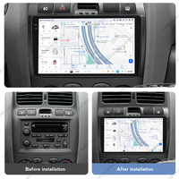 DUDUAUTO DUDU7 Android Carplay Radio de coche para Hyundai Classic Santa Fe 2000-2004 JAC S1 (Rein) 2005-2015
