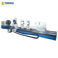 Machine CNC tournant complètement automatique à lit plat en métal, tour Horizontal chinois