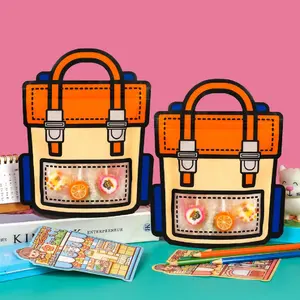 बच्चों के लिए छोटे उपहार पैकेजिंग प्लास्टिक बैग आकार पोर्टेबल जिपर बैग