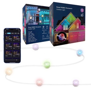 Luxfond độ tin <span class=keywords><strong>c</strong></span>ậy Đảng tường trang trí nội thất thông minh App Wifi điều khiển đầy màu sắ<span class=keywords><strong>c</strong></span> <span class=keywords><strong>c</strong></span>ó thể điều chỉnh ngoài trời rgbic LED ánh sáng vĩnh viễn - Product Image 2