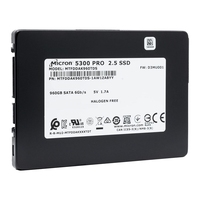 Micron 5300 PRO 480G/960G/1.92T/3.84T/7.68T SATA 2.5" SSD d'entreprise 540 Mo/s en lecture 95K IOPS 3D TLC 1 DWPD