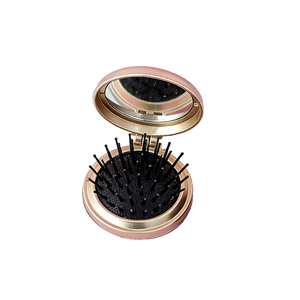 Escova de Cabelo Mini Dobrável Personalizada com Logo e Espelho, Portátil para Viagem, Desembaraçadora e Massageadora para Bolsa - Product Image 6