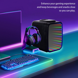 Nouveau 4 litres <span class=keywords><strong>12</strong></span> <span class=keywords><strong>volts</strong></span> dc réfrigérateur jeu de jeu réfrigérateur Portable petit réfrigérateur lumière <span class=keywords><strong>LED</strong></span> miroir mini réfrigérateur - Product Image 2