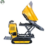 Fullwin Lifting Mini Dumper Mini Truck 400kg 500 kg Crawler Mini Dumper für Farm Used