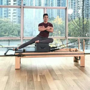 เครื่องพิลาทิสแบบรีฟอร์เมอร์ รุ่นยอดนิยม ปี 2020 คุณภาพสูง ทำจากไม้เมเปิลสีขาว สำหรับโยคะ - Product Image 5