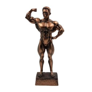 WEIVISTA Bodybuilding-Skulptur Statue Trophäe Großer Wikinger Mann Männlicher <span class=keywords><strong>Bodybuilder</strong></span> Muskulös - Product Image 3