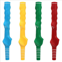 Poignée de putter de golf ergonomique avec contour ondulé, en caoutchouc, guide de positionnement de la main, antidérapante, étanche, disponible