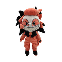 Nouvelle Peluche Ours Super Douce Personnage Méchant Extrême de Hazbin Hotel, Cadeau Clown de l'Hôtel de l'Enfer avec Rembourrage en Coton PP, Coussin pour Enfants