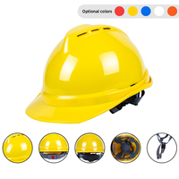 Casque de protection industriel en PP personnalisé OEM ODM avec logo et couleur, type V, 4 points de suspension, modèle Dolnesrn AQM, fabrication en usine