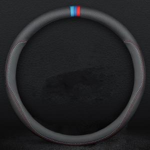 Funda Universal de Cuero Antideslizante para <span class=keywords><strong>Volante</strong></span> de Coche de 12, 13, 14, 15, 17 Pulgadas (38 cm), Estilo Deportivo para Auto, SUV y Camión - Product Image 4