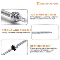 Support de fixation solaire réglable en acier inoxydable pour toiture en bois/métal, prix usine