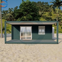 WinFair pas cher grand-mère plat Portable préfabriqué maison moderne petite maison modulaire 20Ft conteneur Villa pliant-conteneur-maison