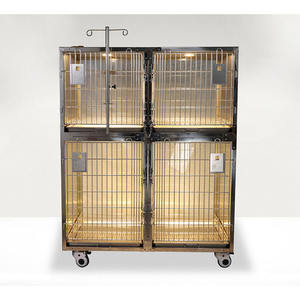<span class=keywords><strong>Cage</strong></span> d'exposition modulaire empilable personnalisée pour animaux de compagnie, boutique vétérinaire, <span class=keywords><strong>cage</strong></span> multifonctionnelle pour chat et chien - Product Image 1