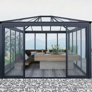 غرف شمسية تجارية من الألمنيوم من أورينت، بيوت زجاجية، أغطية فناء خارجية، غرفة شمسية قائمة بذاتها، حديقة شتوية، مستودع، فيلا، زجاج منخفض الانبعاثية - Product Image 4